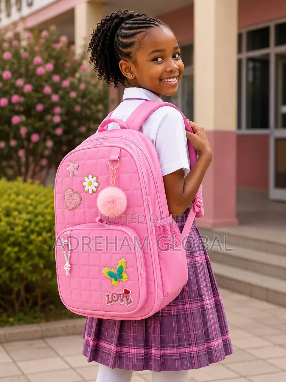 Quality Classy Girlie Aesthetic School Bag for Pri 4-Jss2