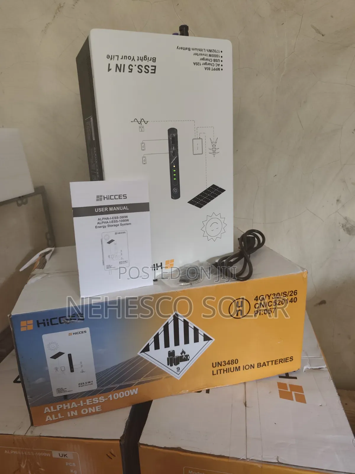 All-in-One 1000W Solar Energy Storage System – HICCES