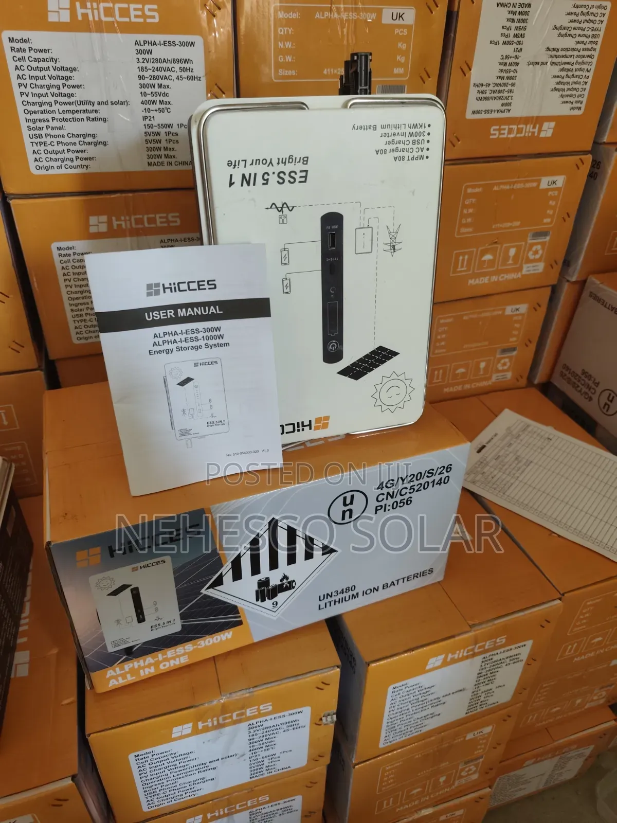 All-in-One 1000W Solar Energy Storage System – HICCES