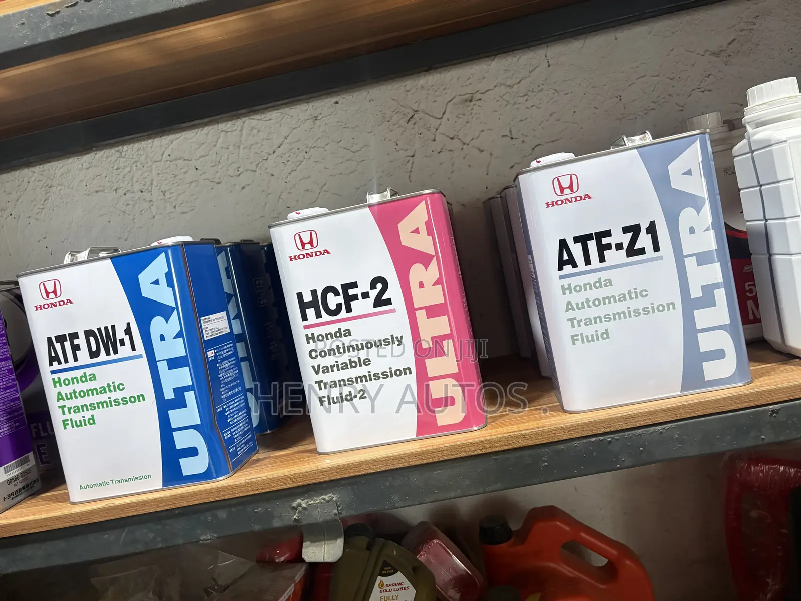 Honda Transmission Fluids (Atf Dw-1, HCF-2, Atf-Z1)