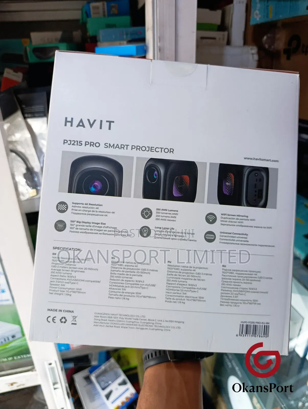 Havit Epson Smart Projector Full HD Home Optoma Cinema AcerTV PJ215