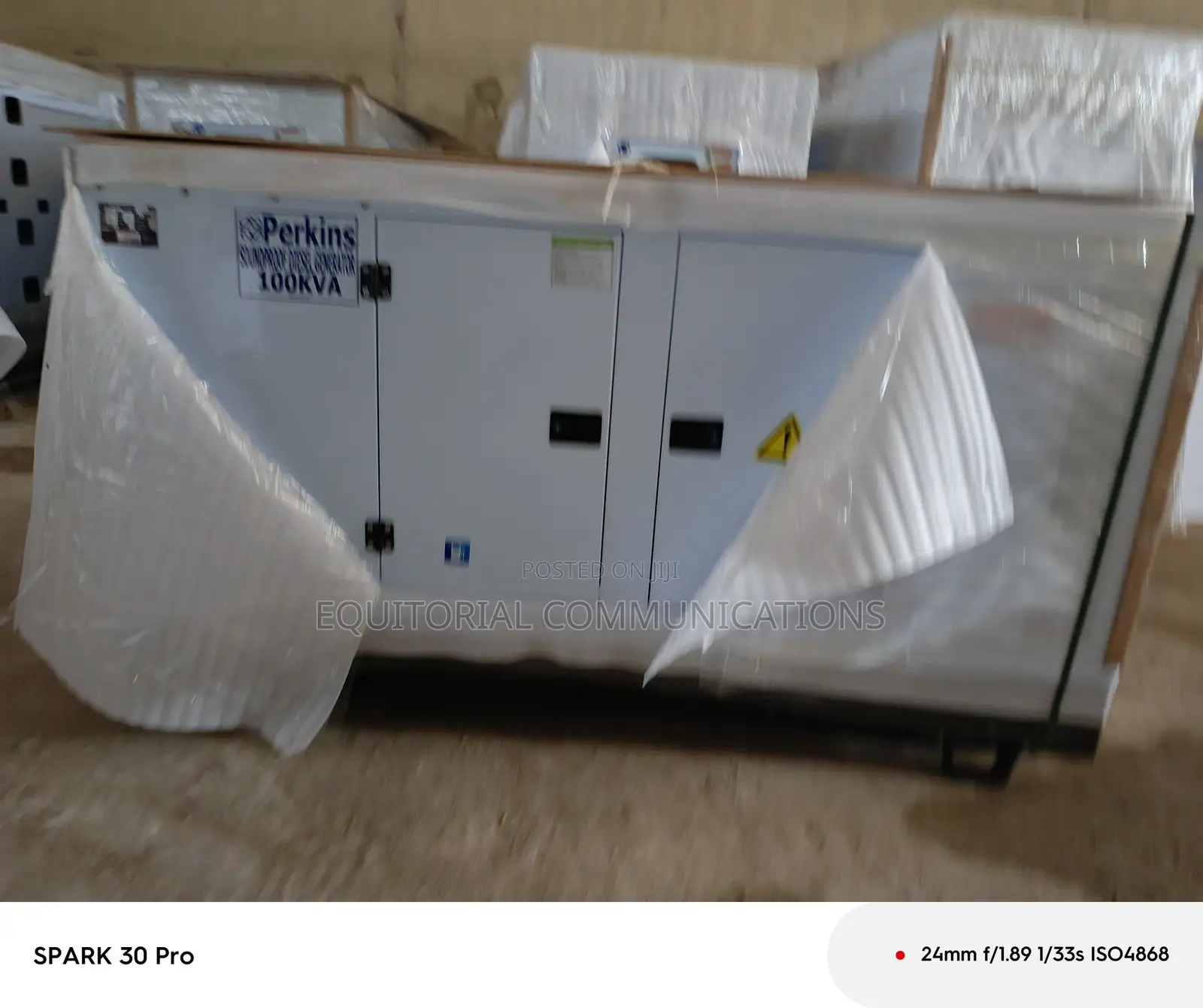 Perkins 100kVA Silent Diesel Generator