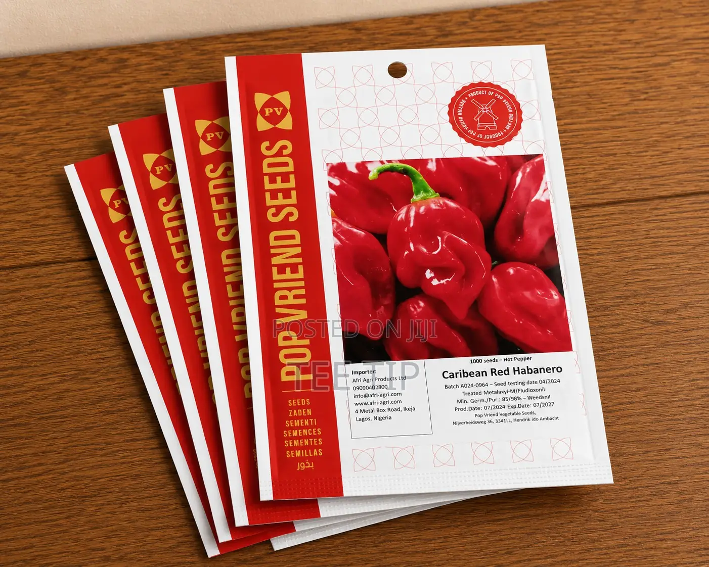Caribbean Red Habanero (Hot)