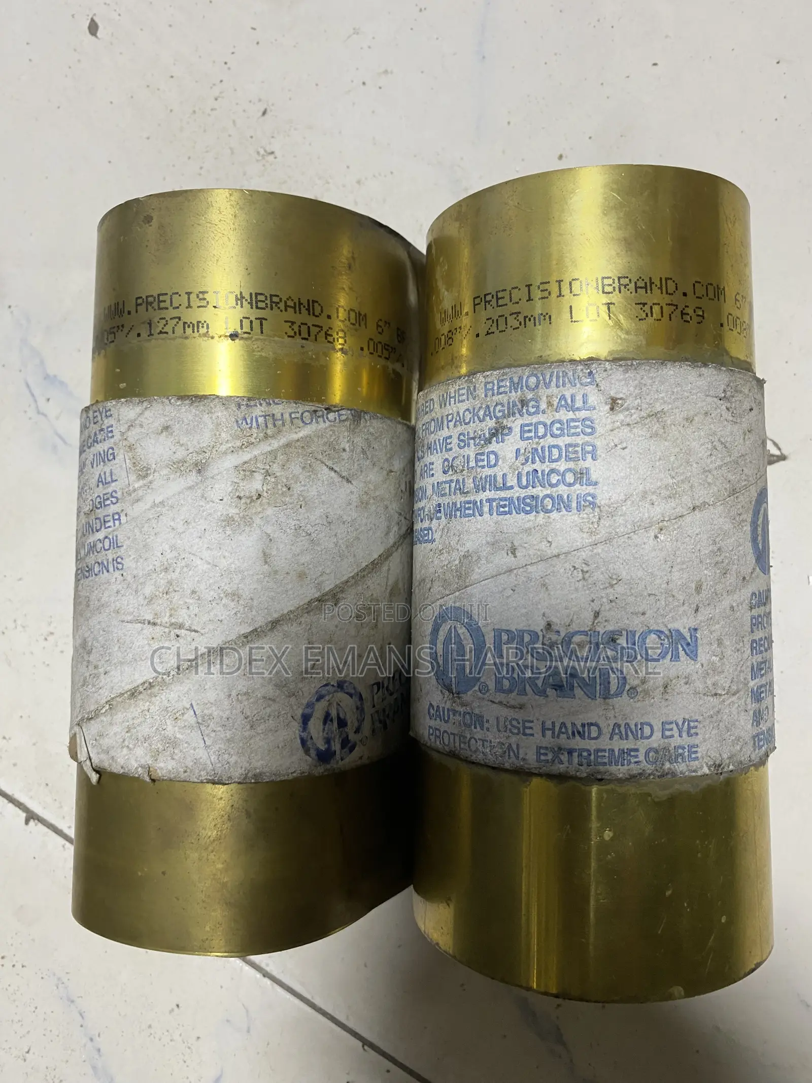 Precision Brass Shim All Sizes Available