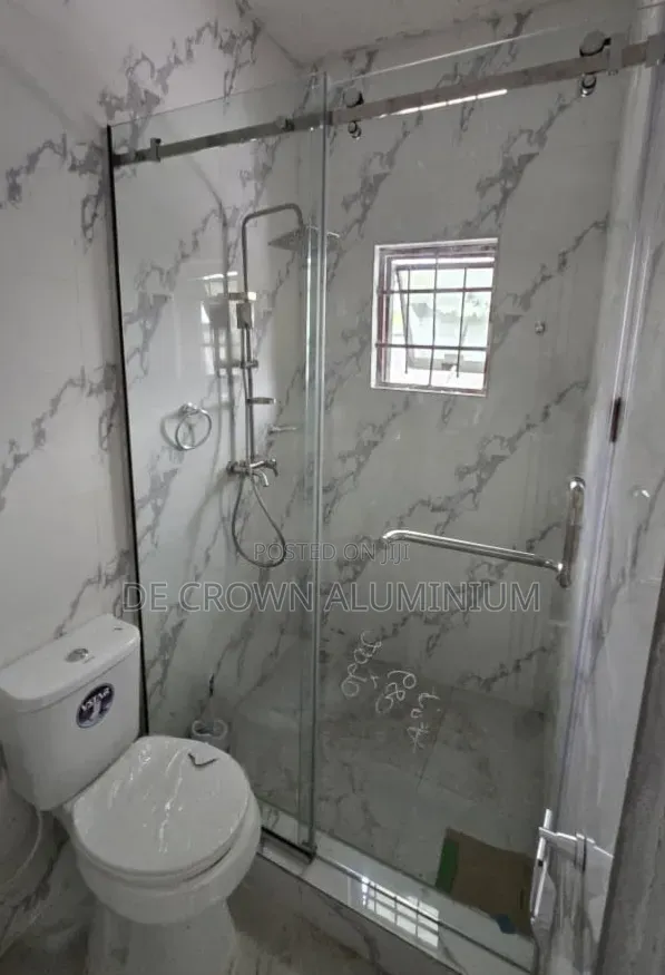 Sliding Bathroom Shower Glass Cubicle | 10mm Tempered Glass | Silver