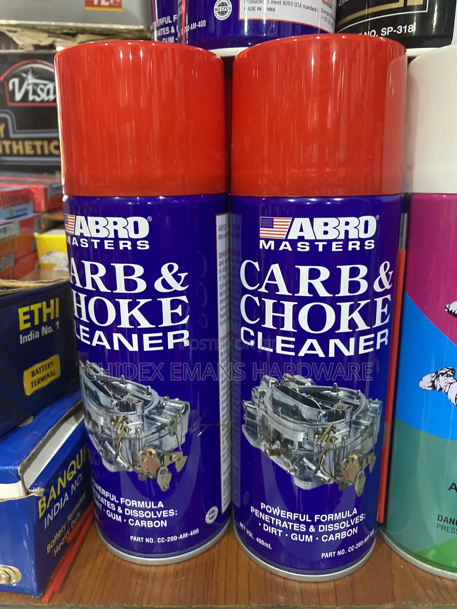 Abro Masters Carb Choke Cleaner