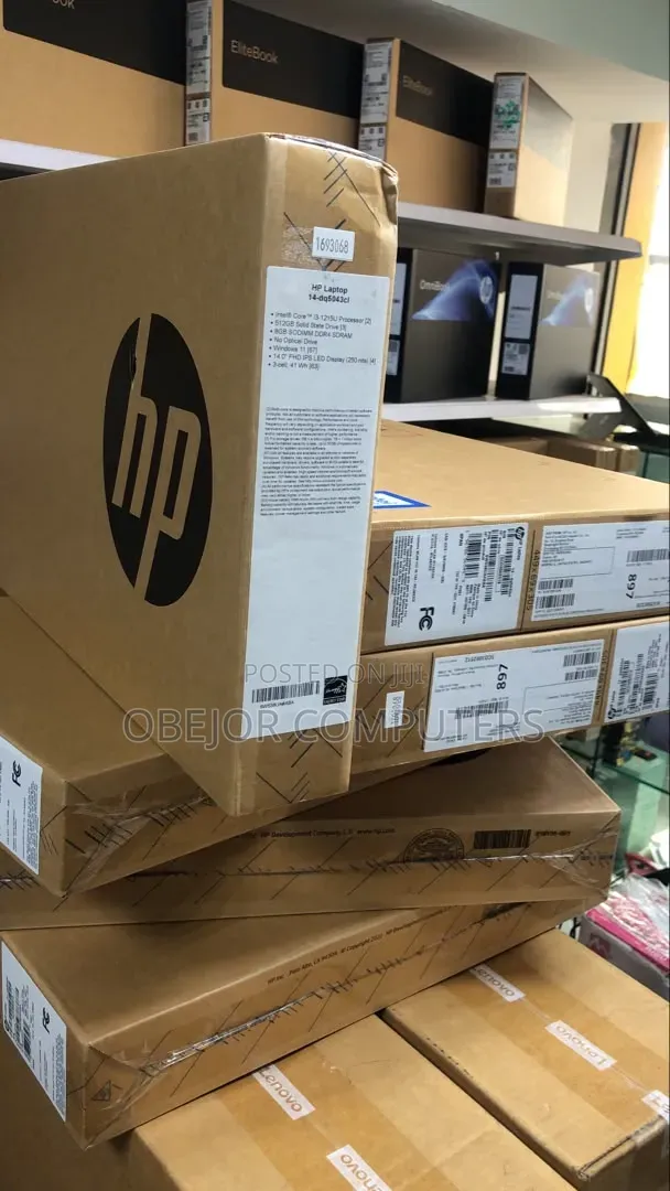New Laptop HP 14S 8GB Intel Core i3 SSD 512GB