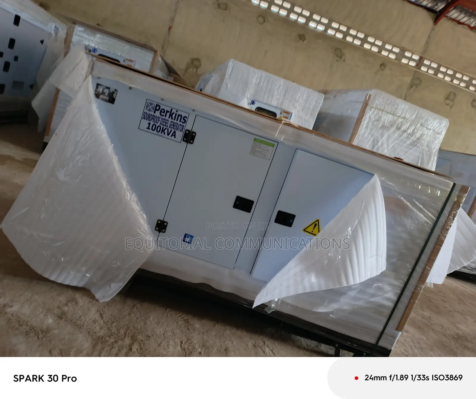Perkins 100kVA Backup Power Generator