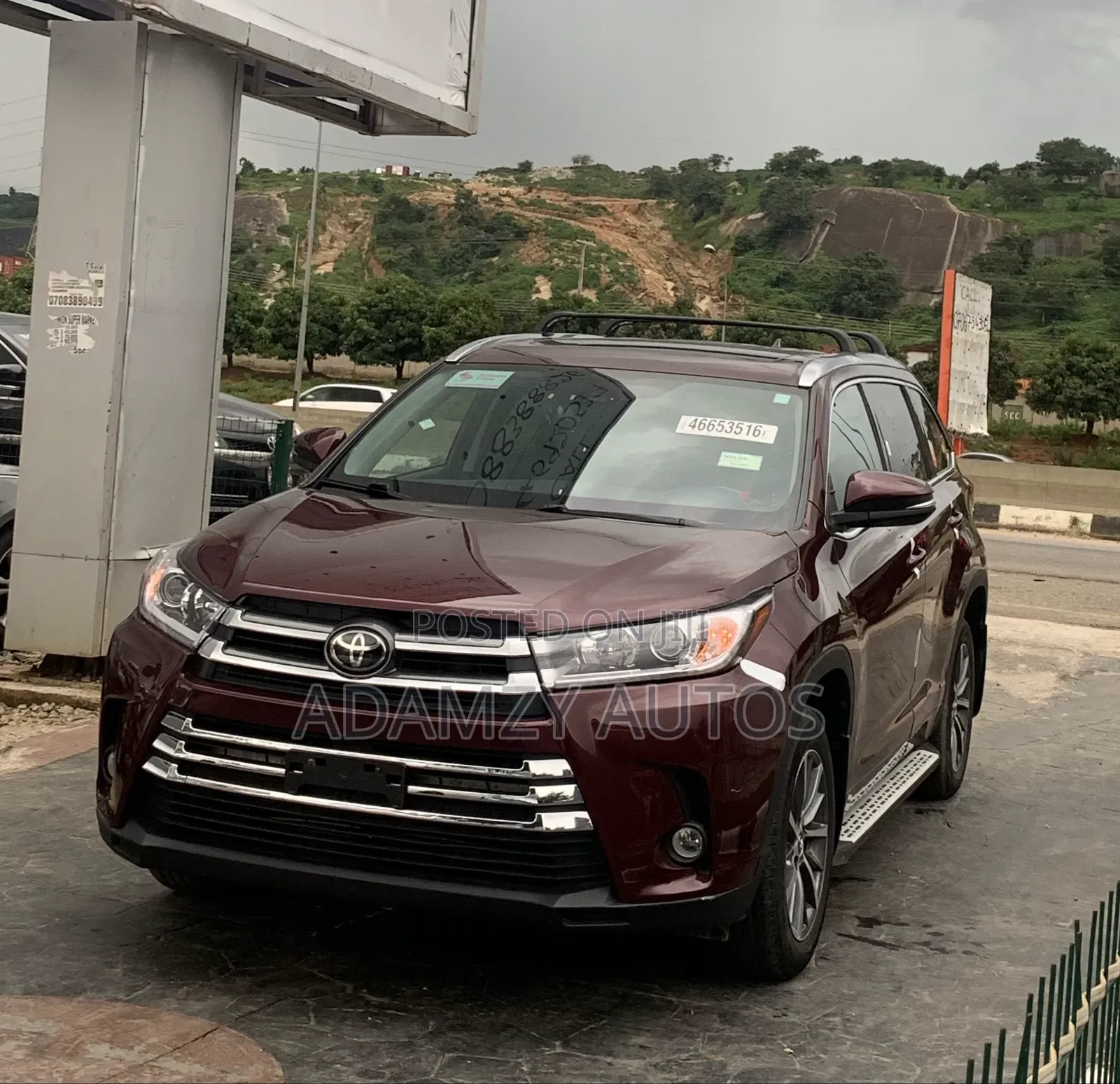Toyota Highlander 2017 Burgundy