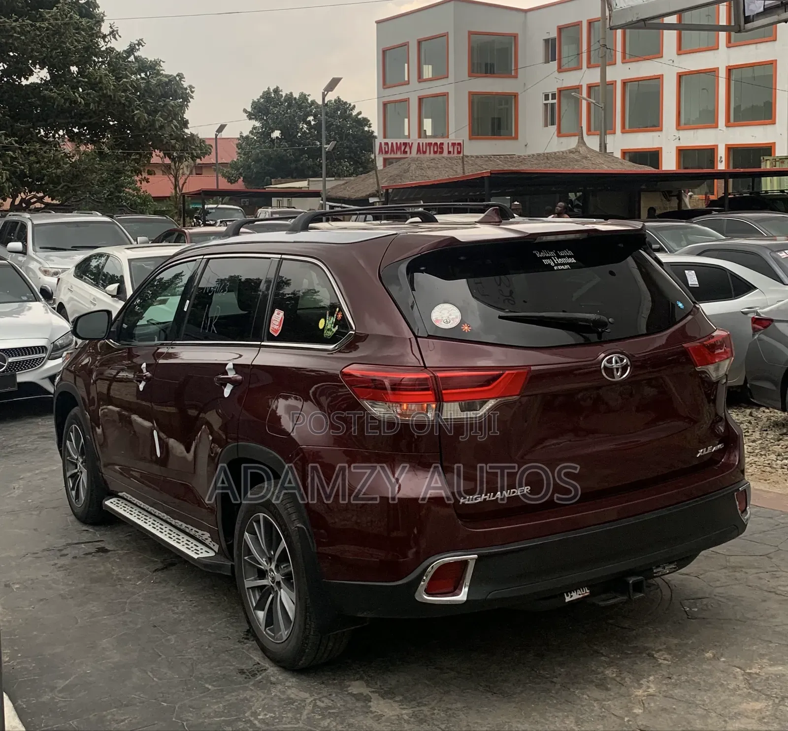 Toyota Highlander 2017 Burgundy