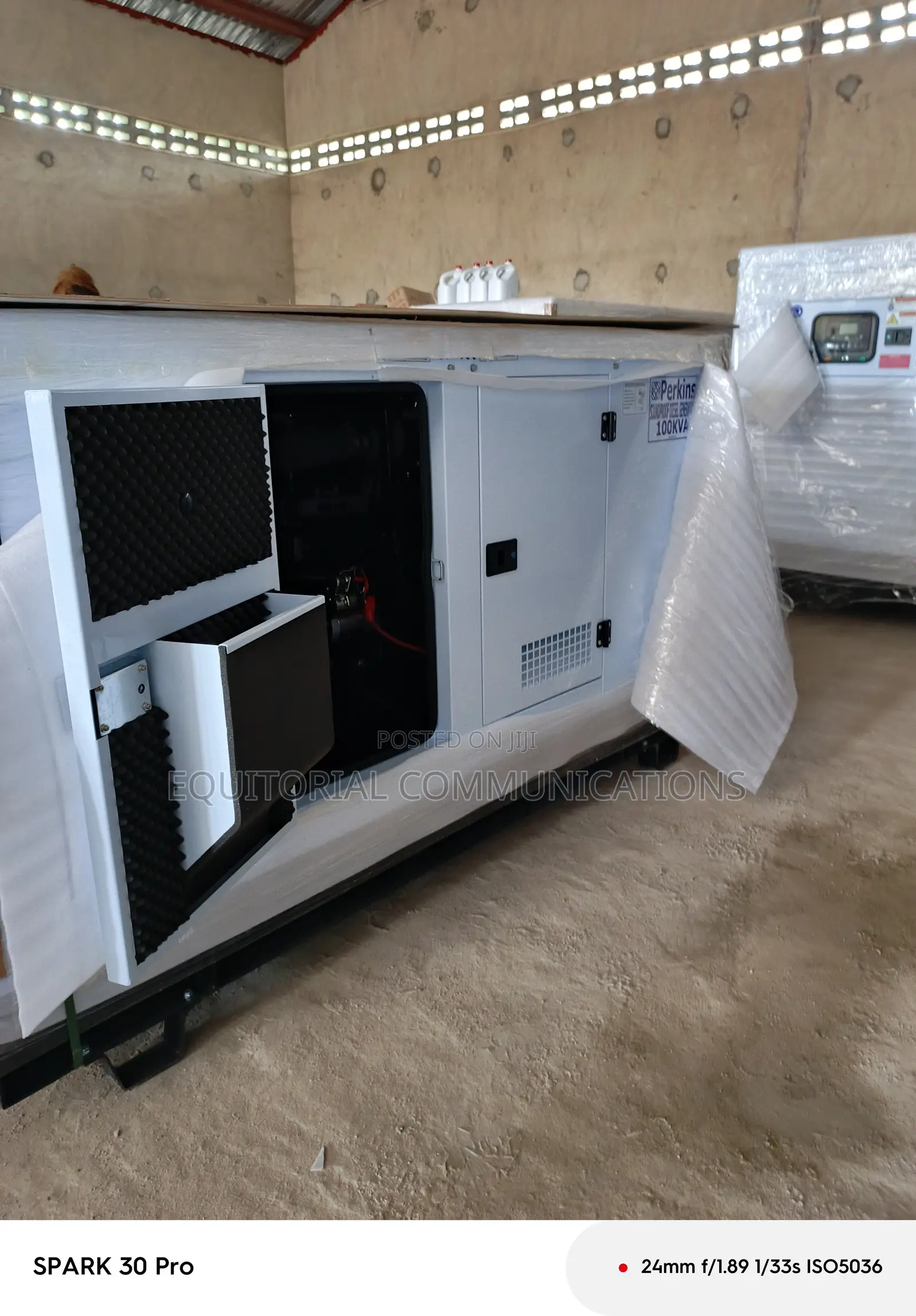Perkins 100kVA Backup Power Generator