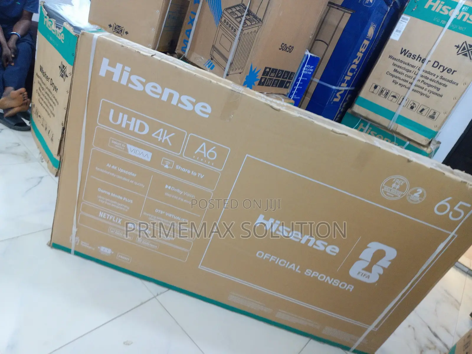 Hisense 65A6N 65" Smart TV – Smooth Motion for Sports Action