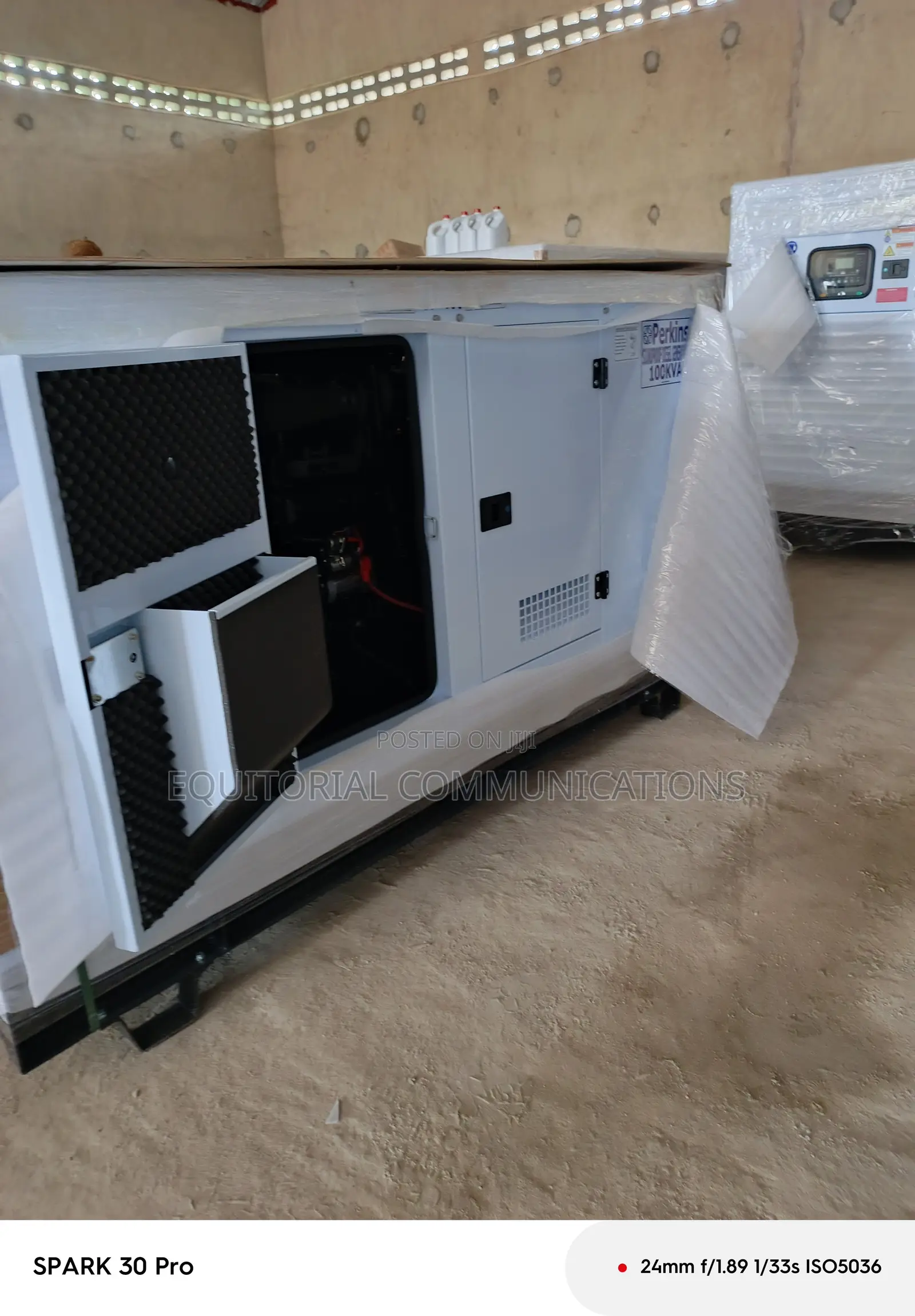 Perkins 100kVA Prime Power Generator