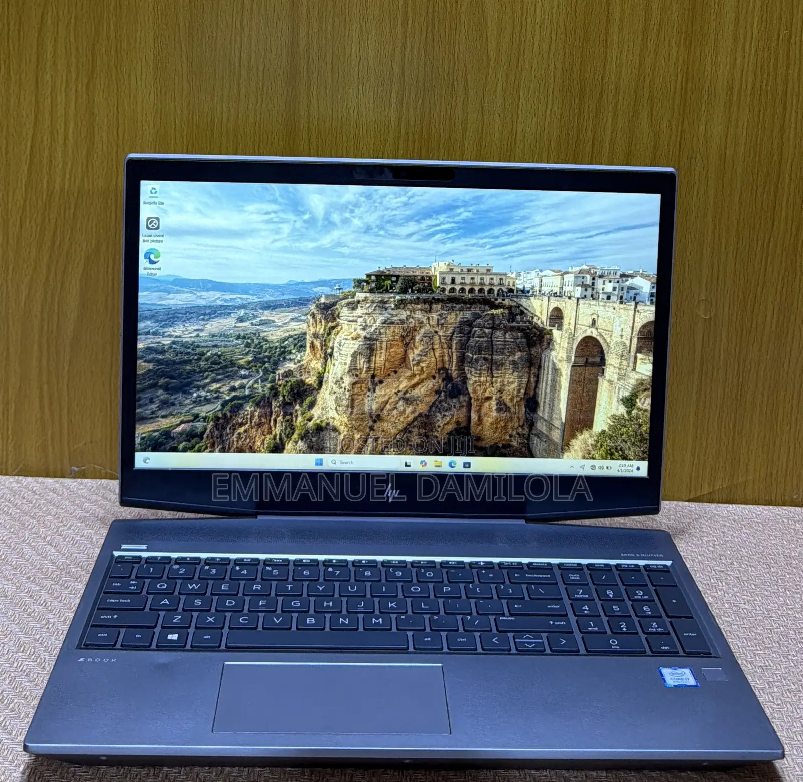 Laptop HP ZBook 15 G5 16GB Intel Core i7 SSD 256GB