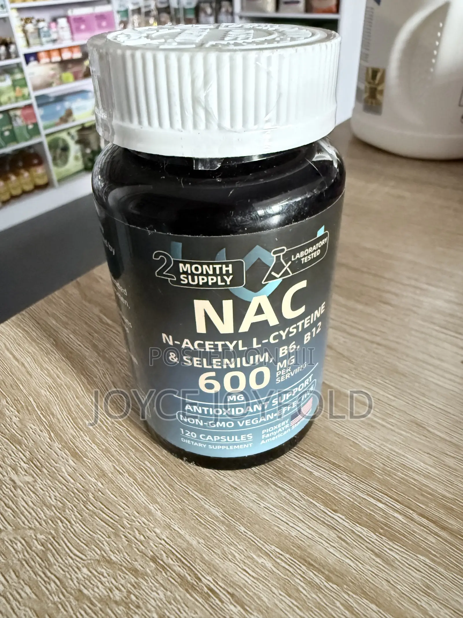 NAC-N-acetyl L- Cysteine Selenium, B6, B12- Antioxidant Support