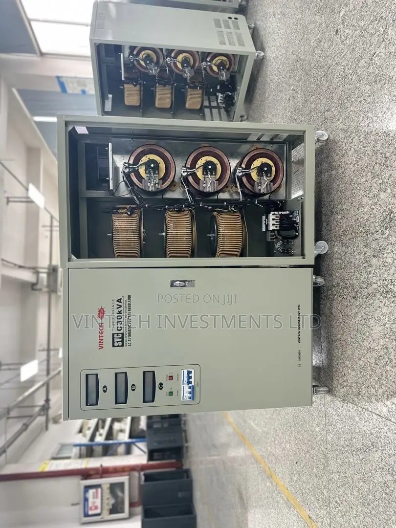 Vintech 30kva 3 Phase Industrial SVC Stabilizer With 100% Copper,