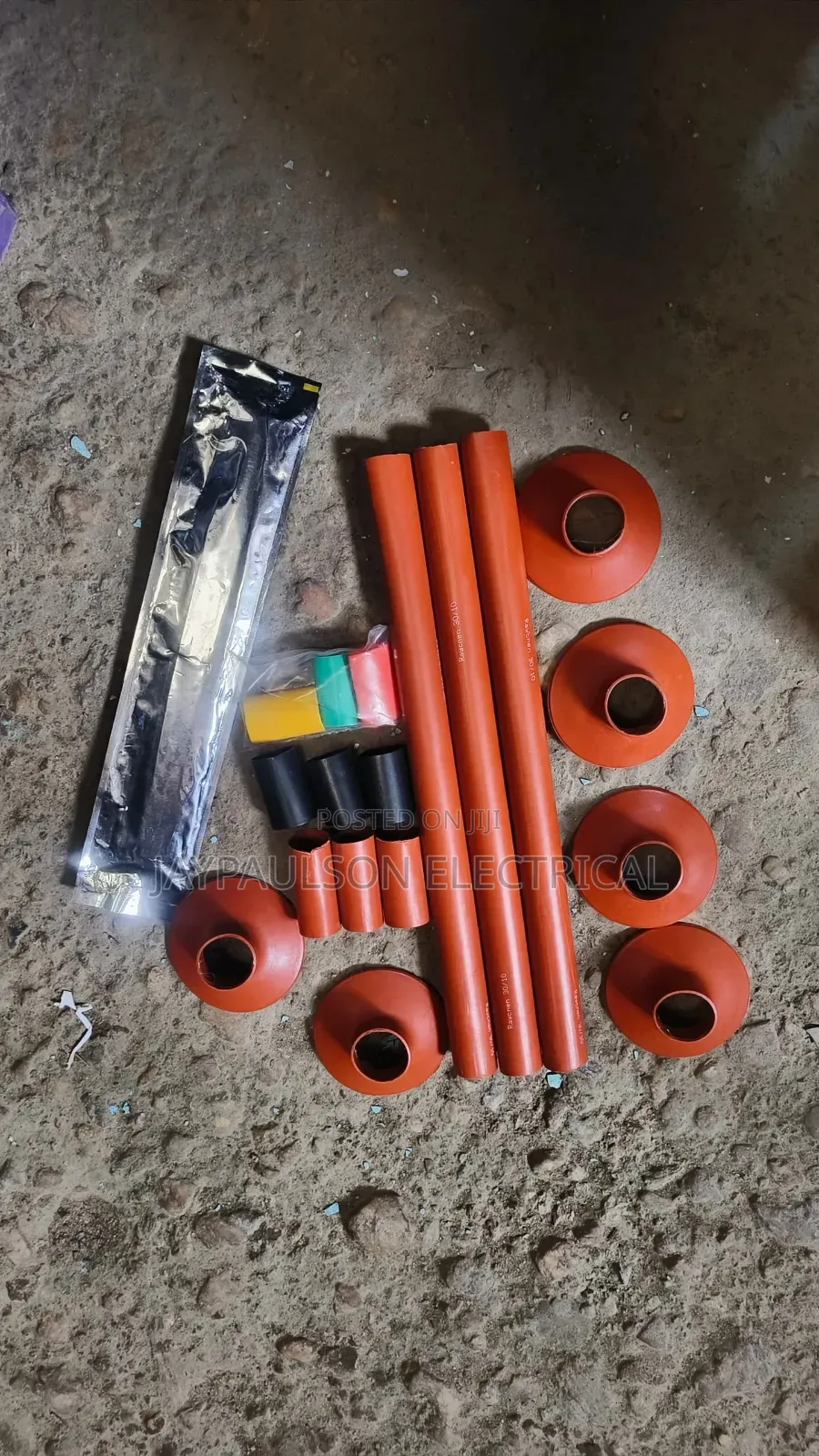 Unassembled 3-Core Heat-Shrinkable Outdoor Cable Termination Kit