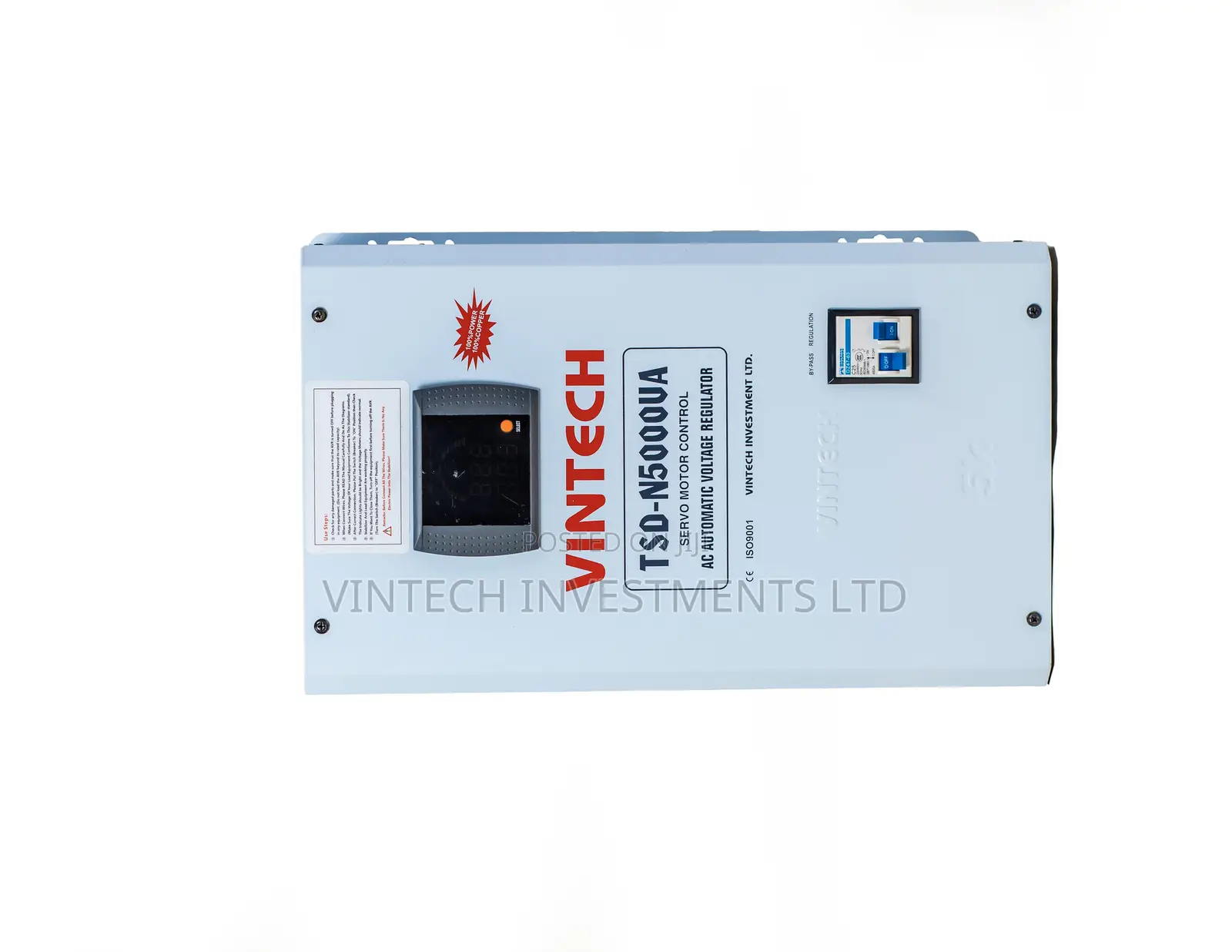 Vintech 5kva Wall Mount Industrial Stabilizer Rugged Reliable