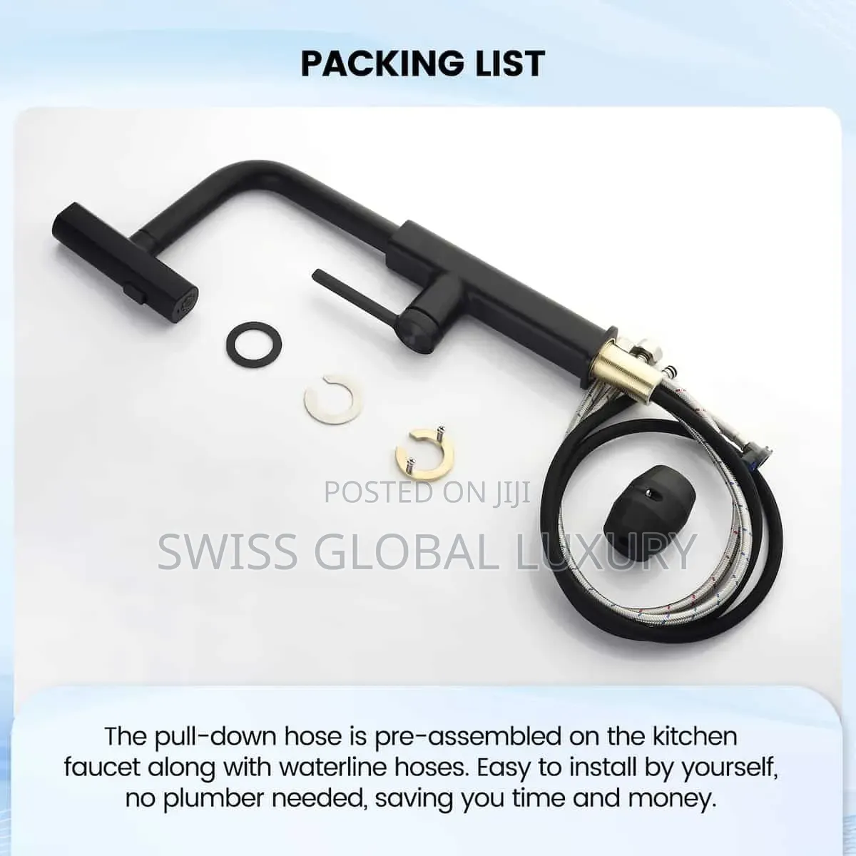 This Kitchen Faucet With Pull Down Sprayer Has 3 Spray Modes