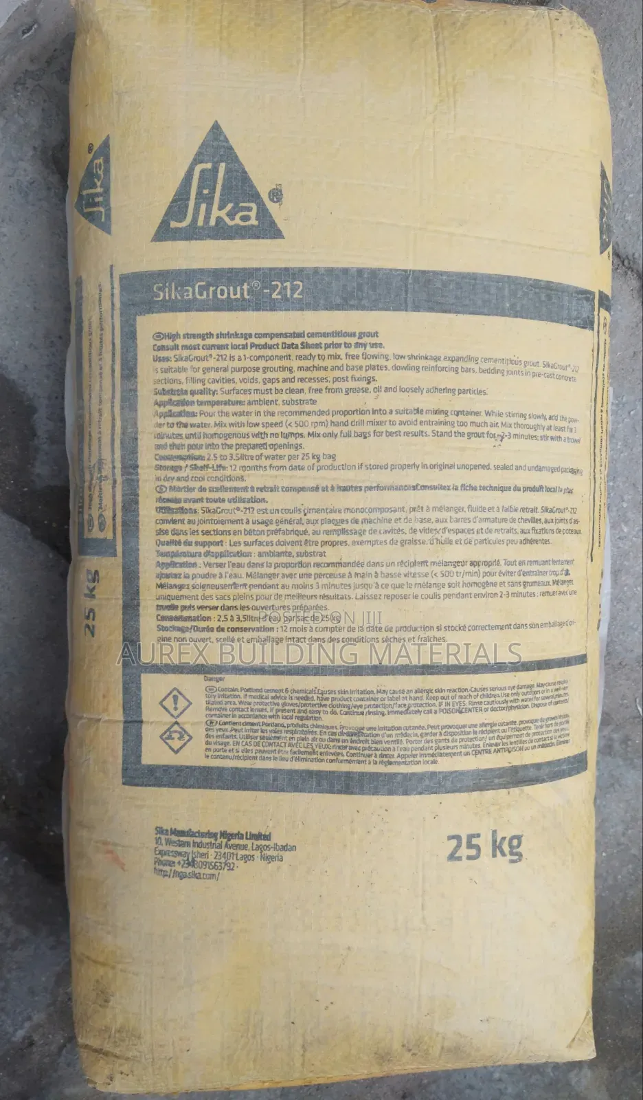 SikaGrout-212 – 25kg High-Strength Cementitious Grout