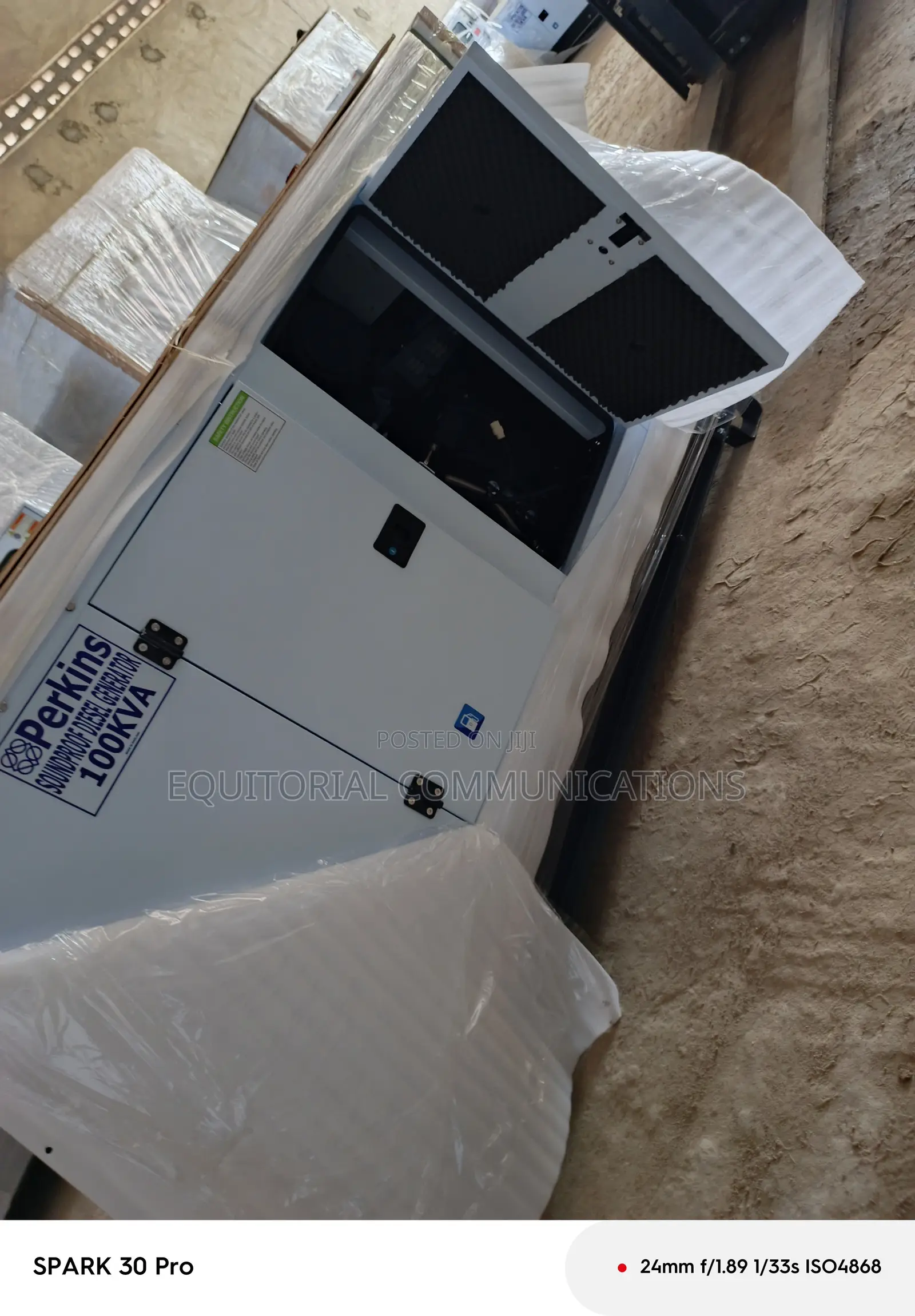 Perkins 100kVA Standby Diesel Genset