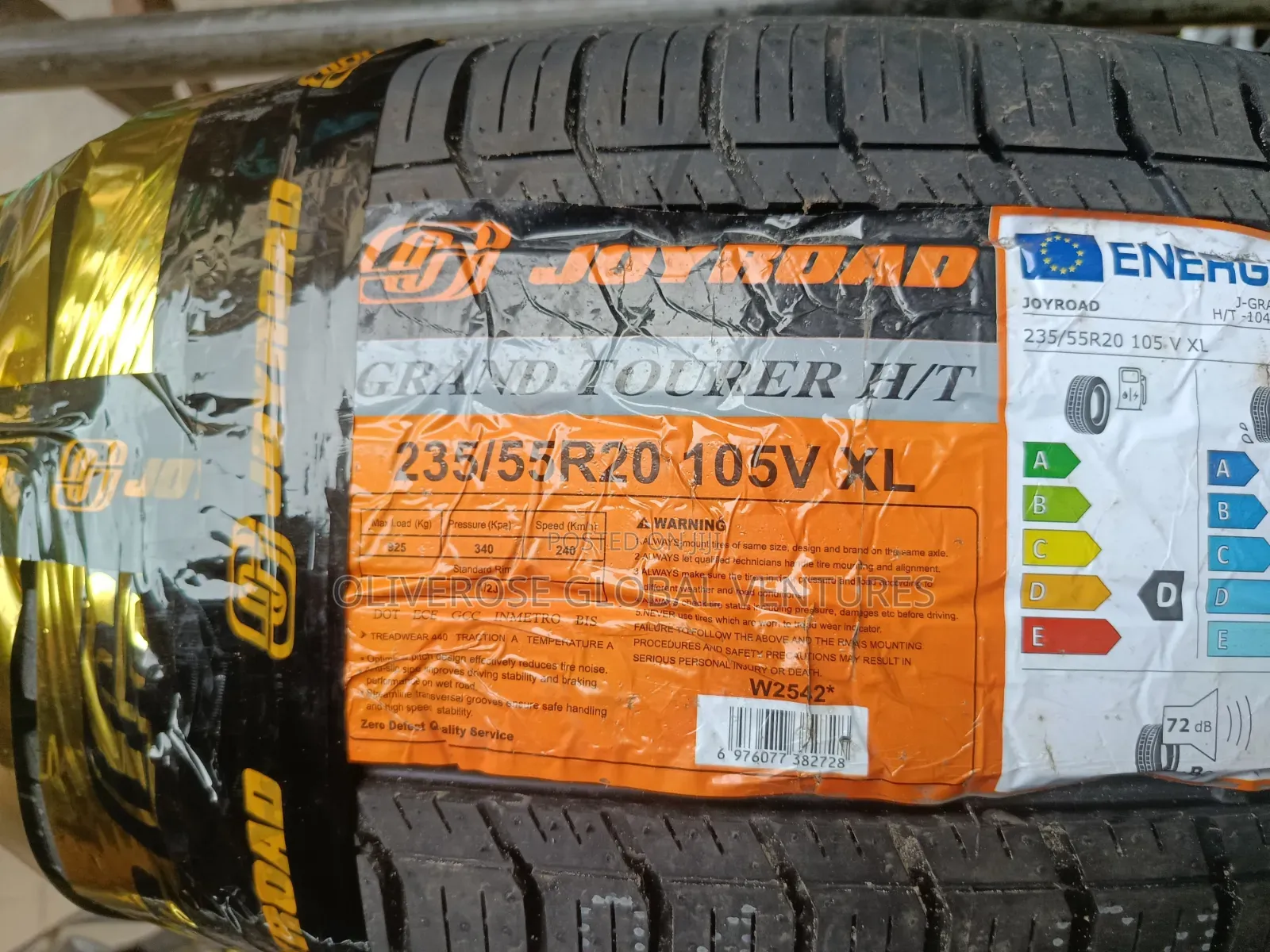 235/55/20 Tyre for Lexus, Highlander