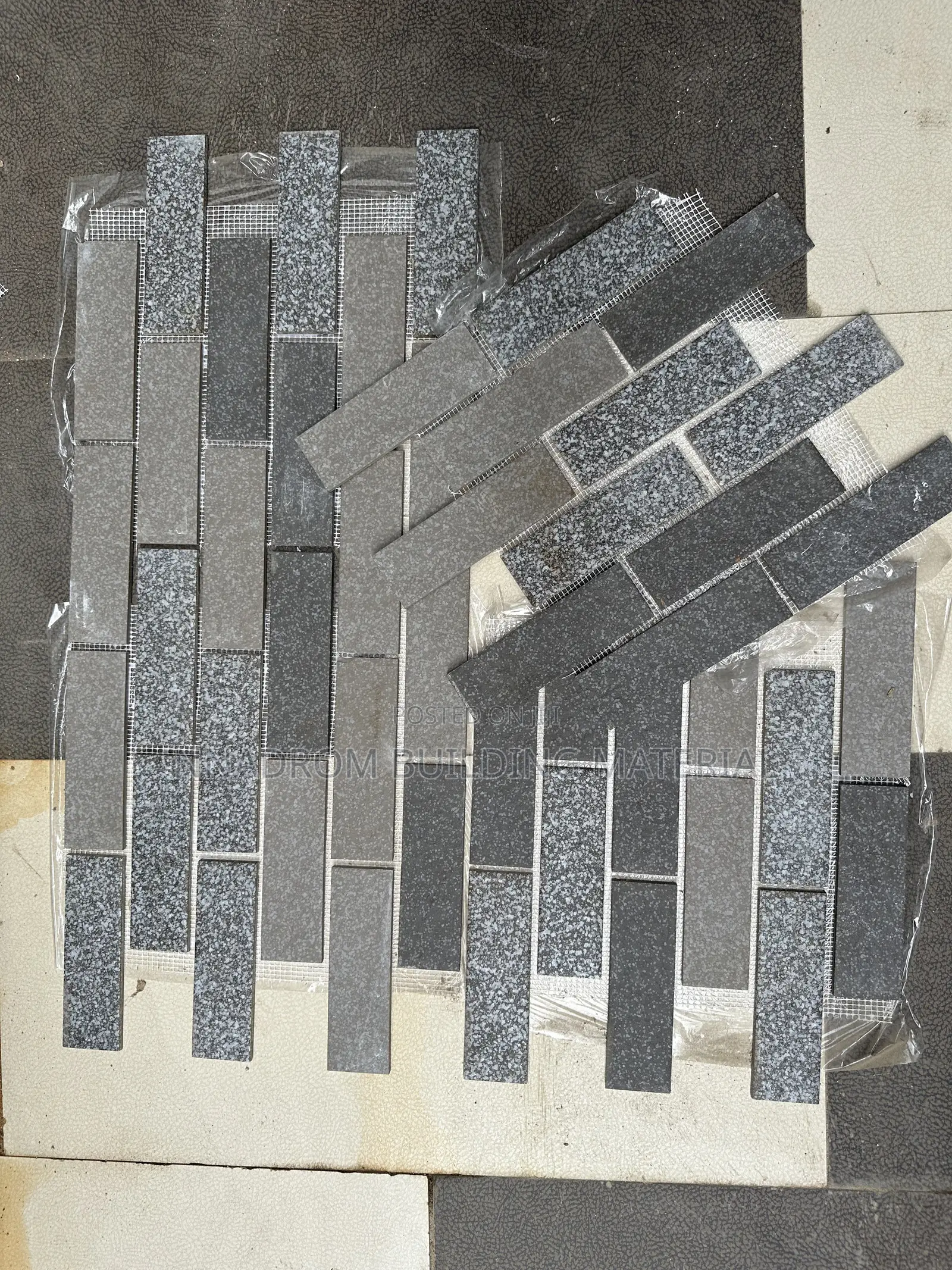30/30 Grey Bricks Mosaic Tiles