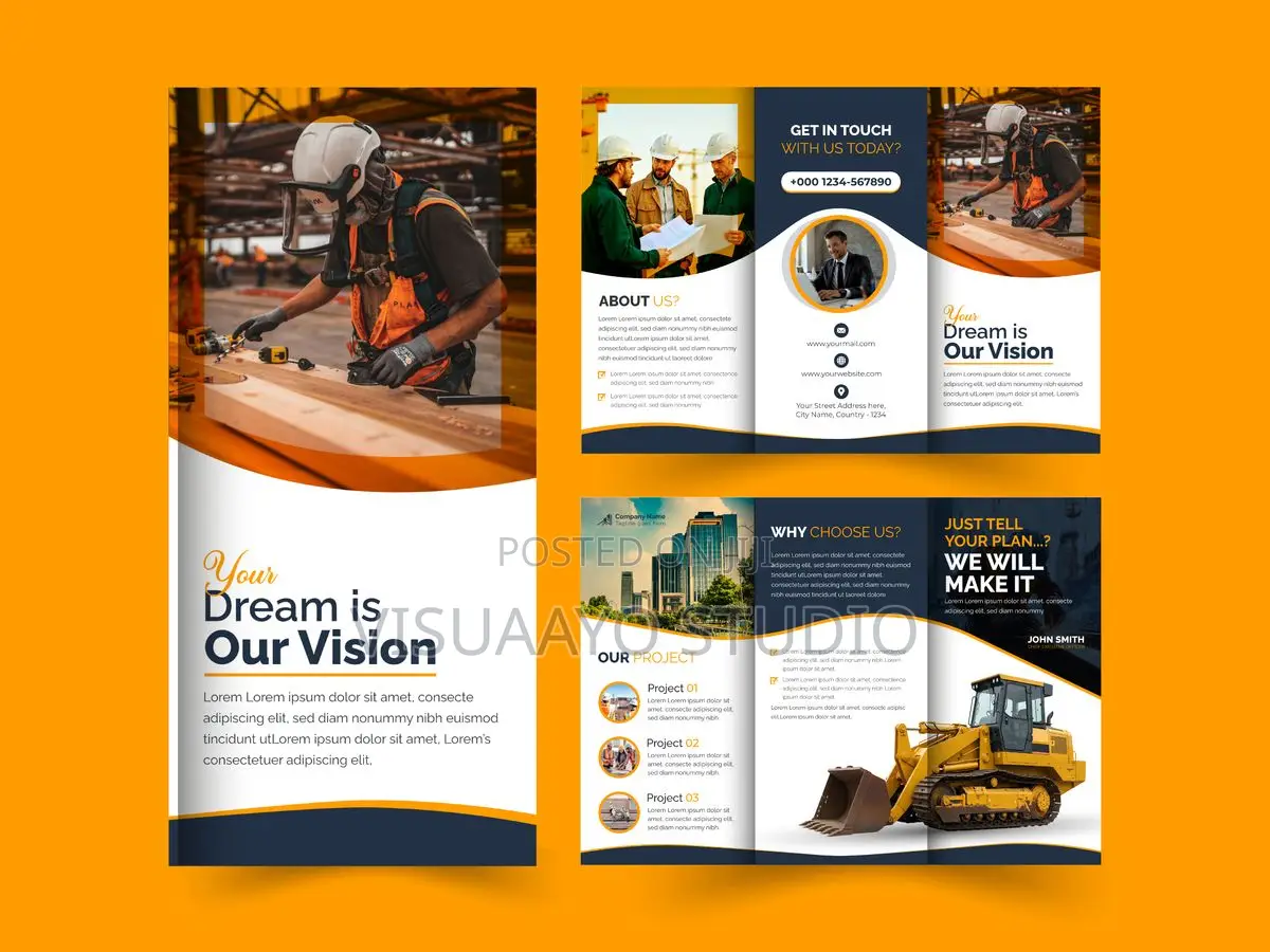 Trifold Brochure Printing in Nigeria | Custom Business Brochures