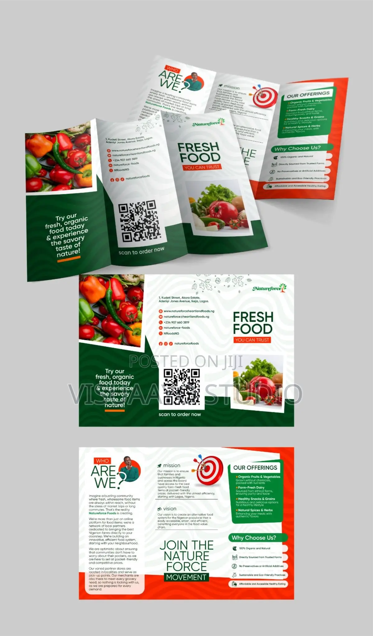 Trifold Brochure Printing in Nigeria | Custom Business Brochures
