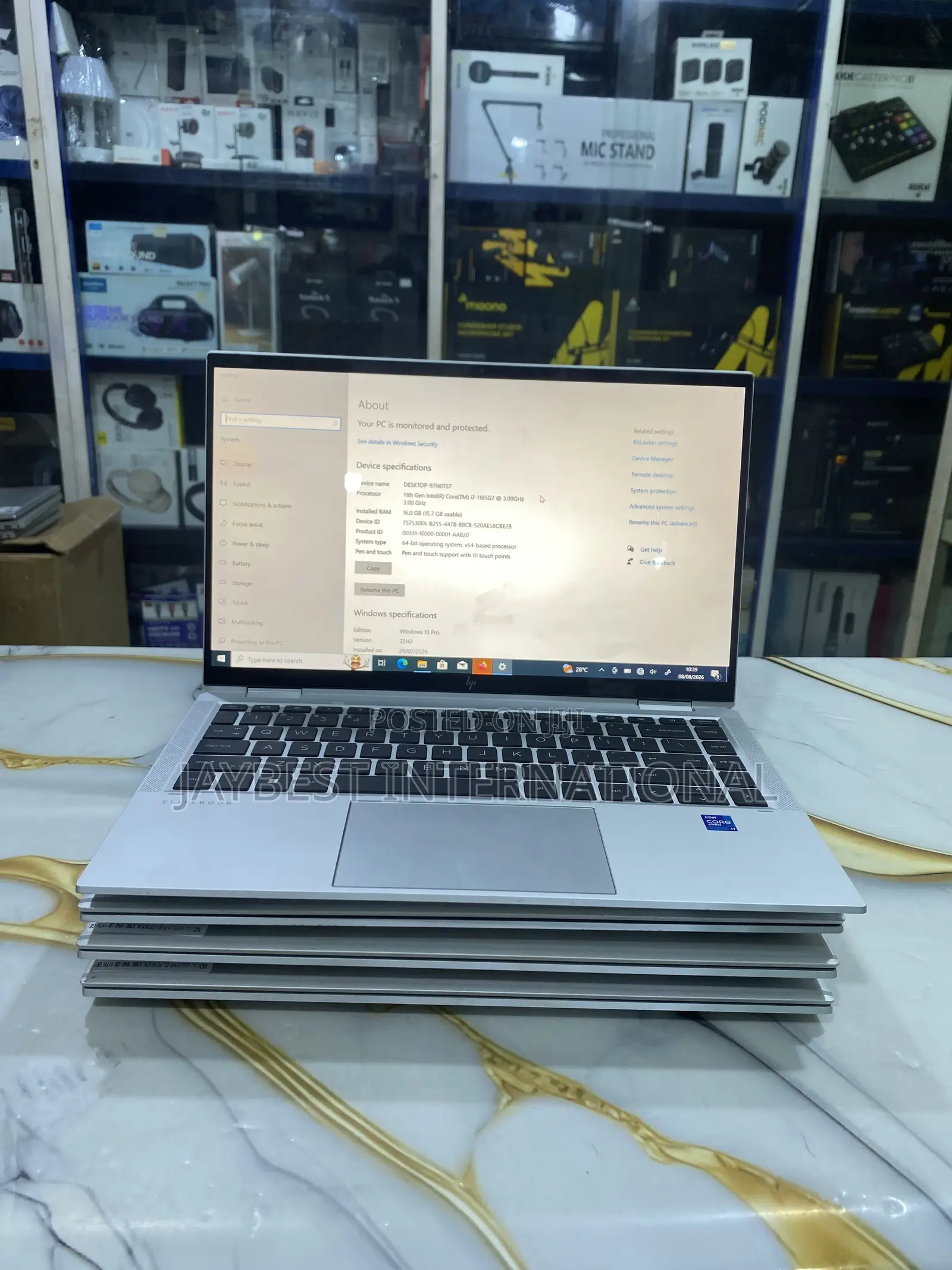 Laptop HP EliteBook 1040 G8 16GB Intel Core i7 SSD 256GB