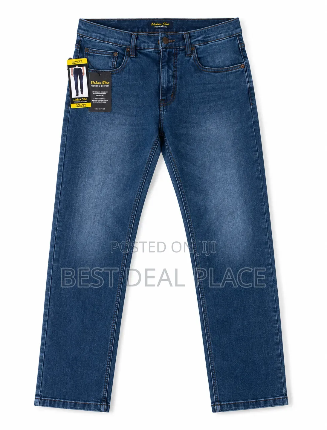 Urban Star Men's Stock Denim Jeans, 32W × 32L Genuine UK Import