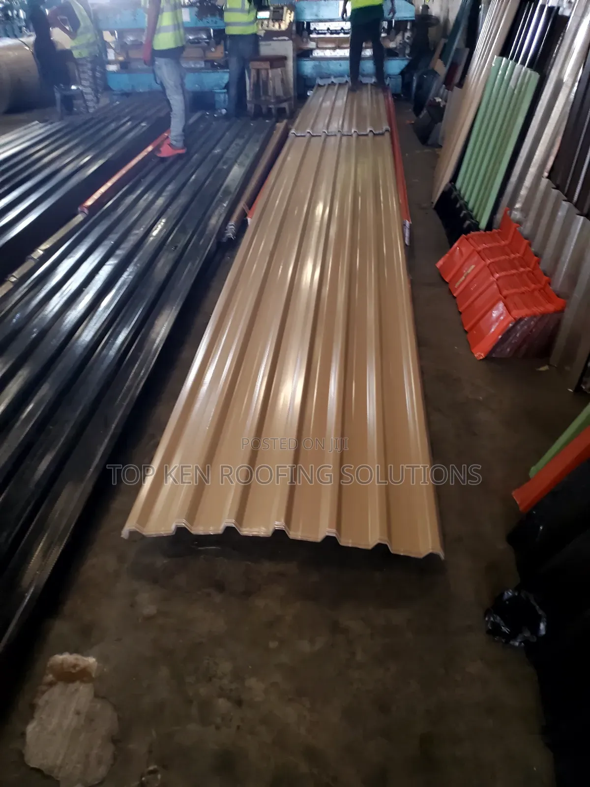 0.58 Thickness Oven Baked Longspan Beige
