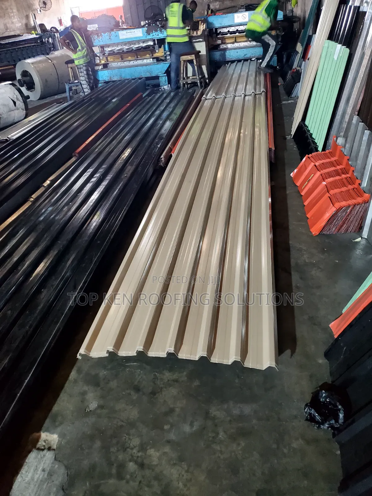 0.58 Thickness Oven Baked Longspan Beige