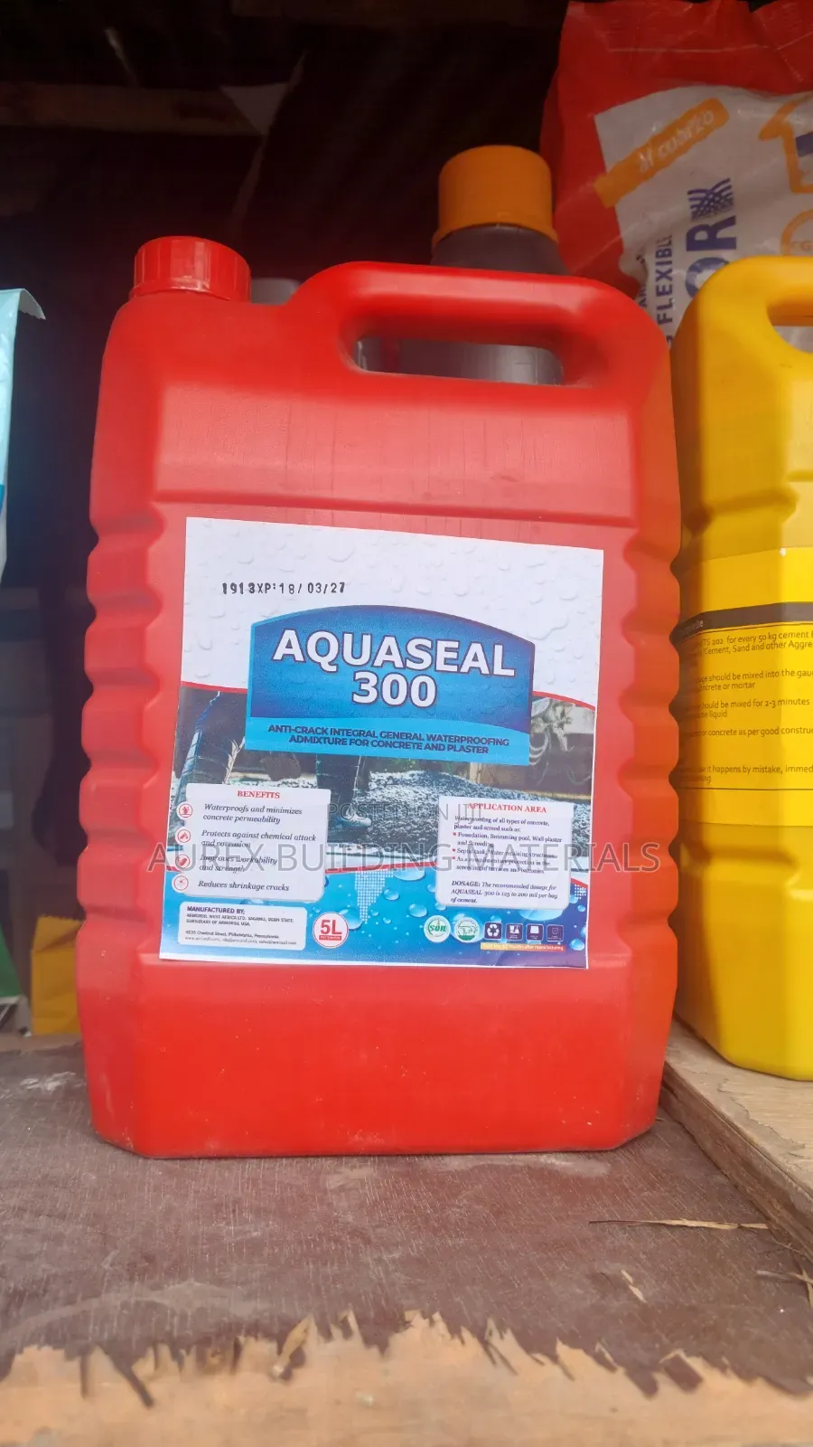 Aquaseal 300 Waterproof 5 Liters
