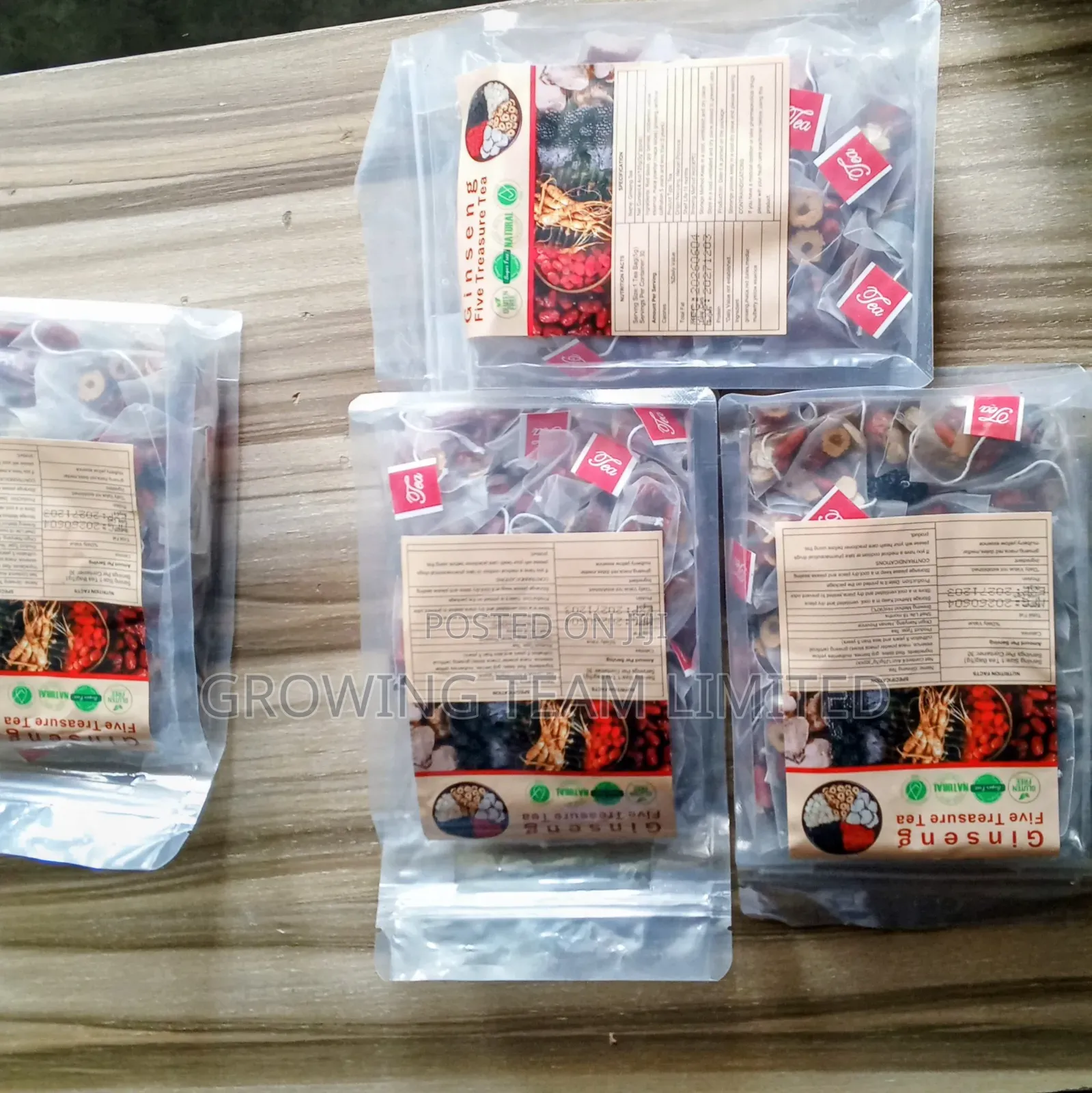 Kidney Cleanser | Ginseng Five Treasure Tea (30 Bags)