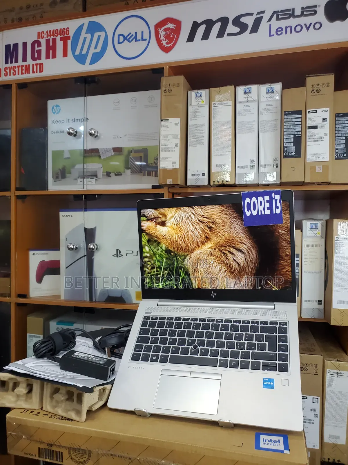New Laptop HP EliteBook 850 4GB Intel Core i3 SSD 512GB
