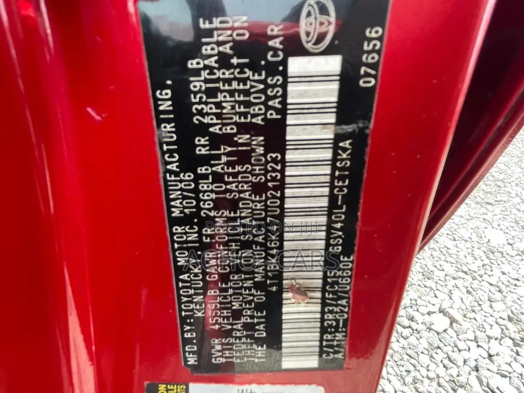 Toyota Camry 2009 Red