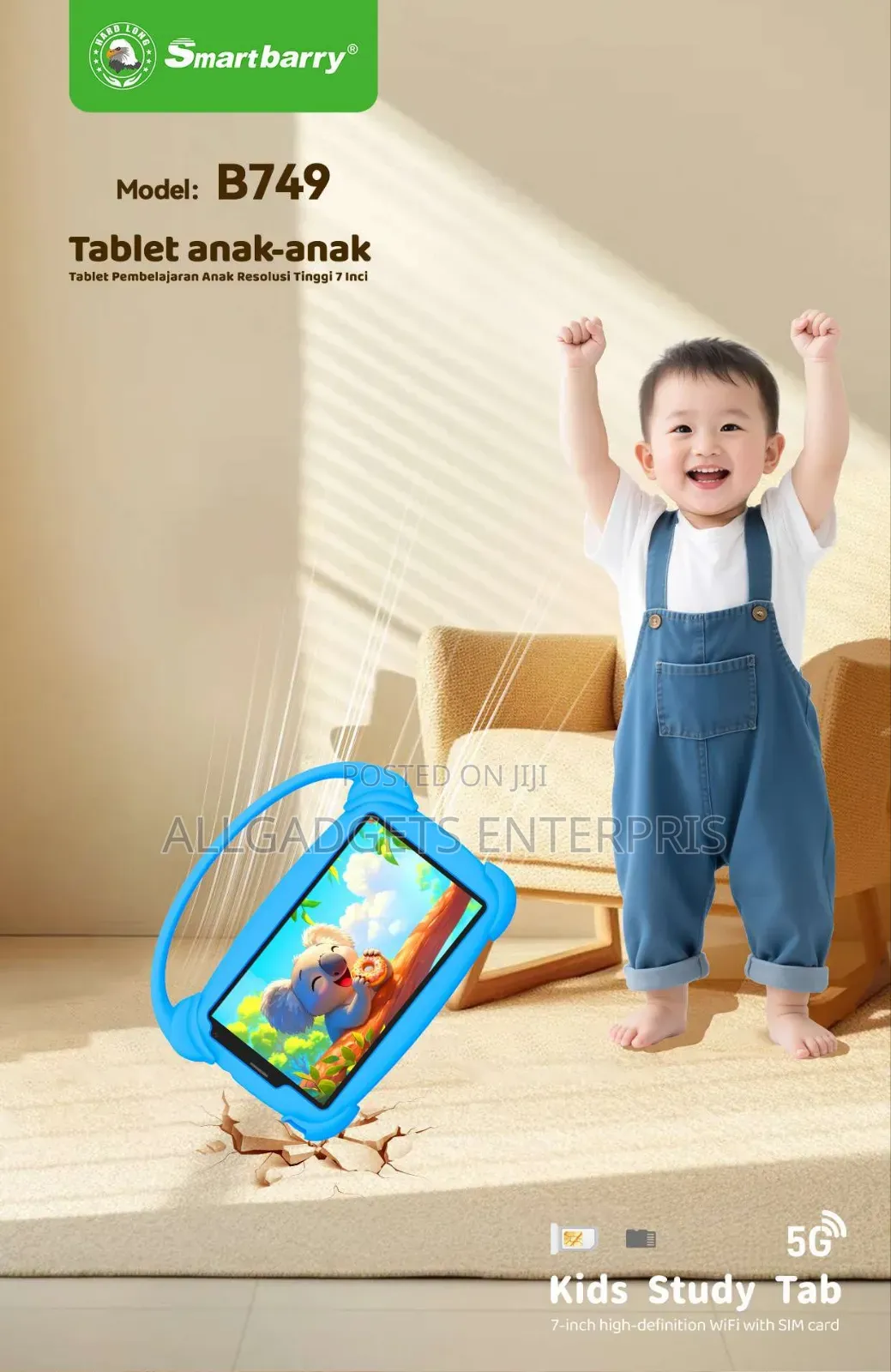 128gb/4gb RAM Kiddie's Tablet 4g 5g Sim Card and Wi-Fi