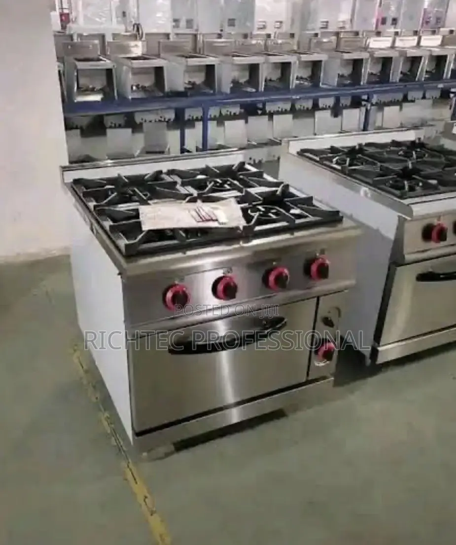 Four Burner Gas/Electric Cooker With Oven
