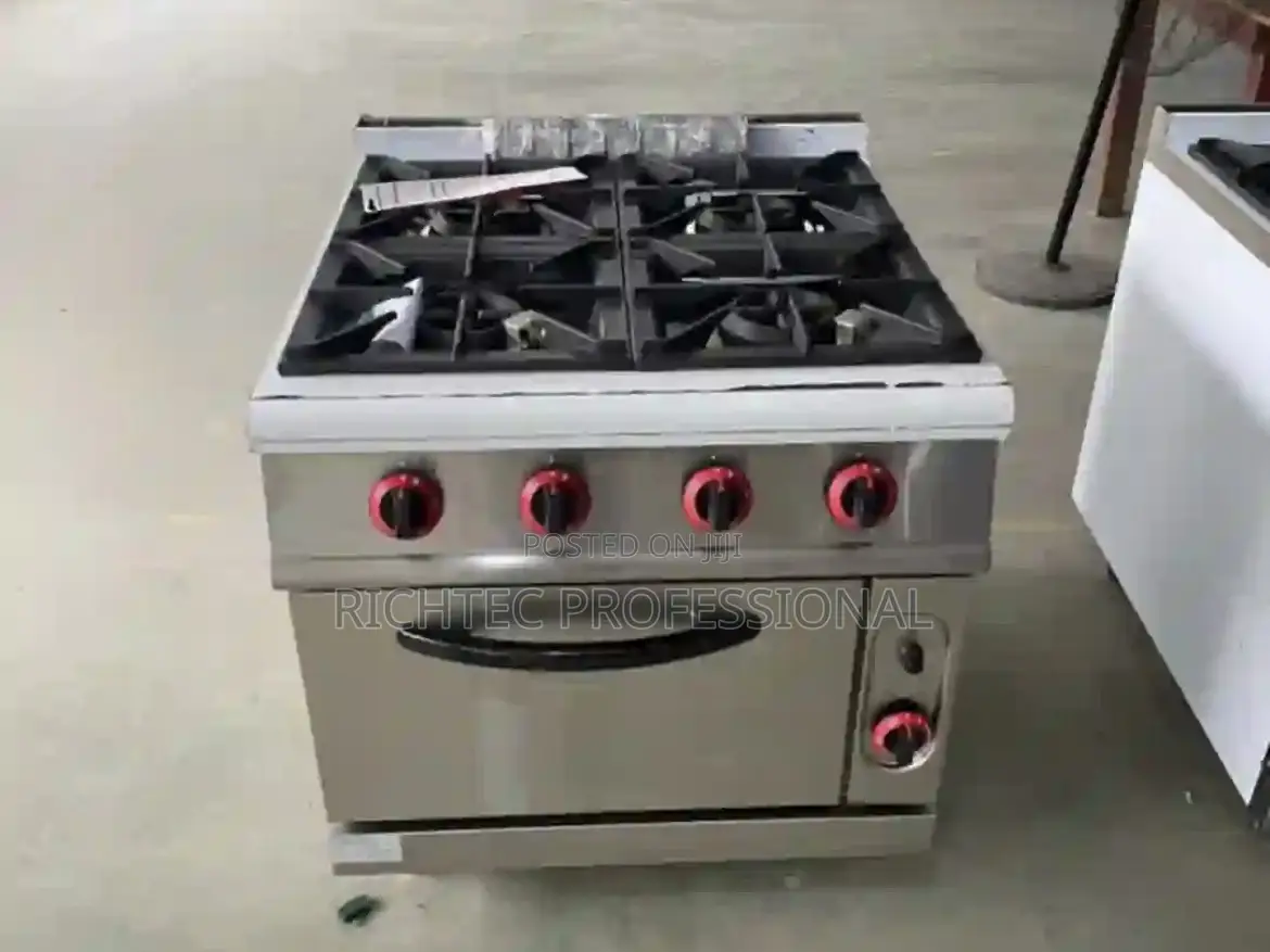 Four Burner Gas/Electric Cooker With Oven