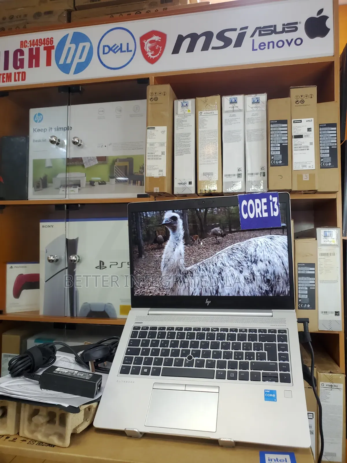 New Laptop HP EliteBook 850 G2 8GB Intel Core i3 SSD 256GB