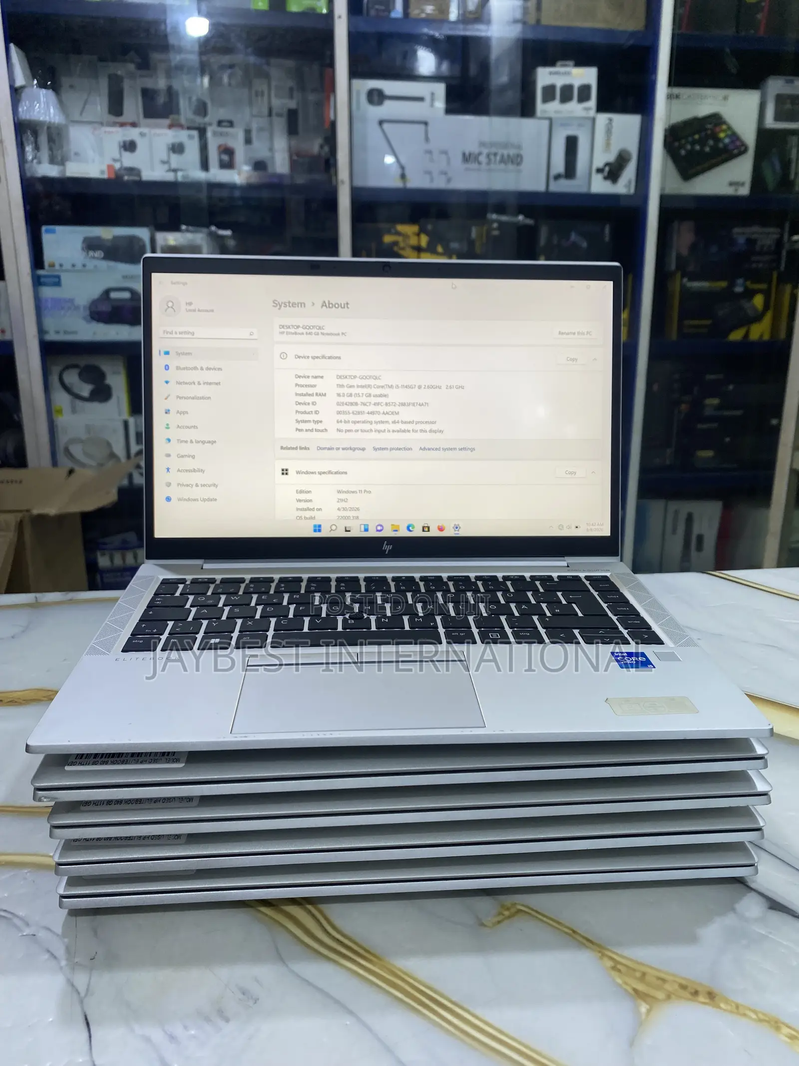 Laptop HP EliteBook 840 G8 16GB Intel Core i5 SSD 256GB