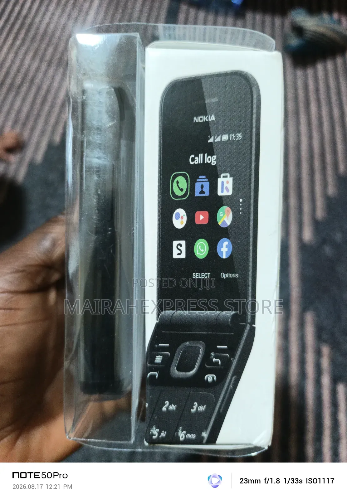 New Nokia 2720 Flip 512 GB Black