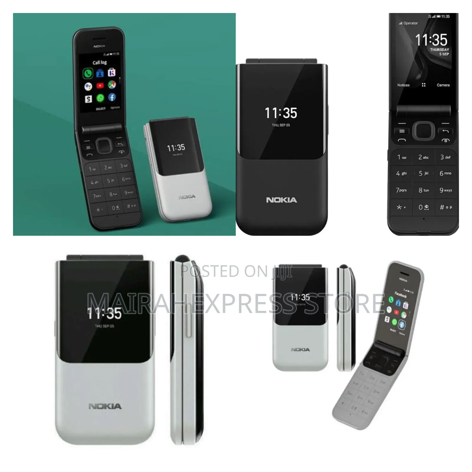 New Nokia 2720 Flip 512 GB Black