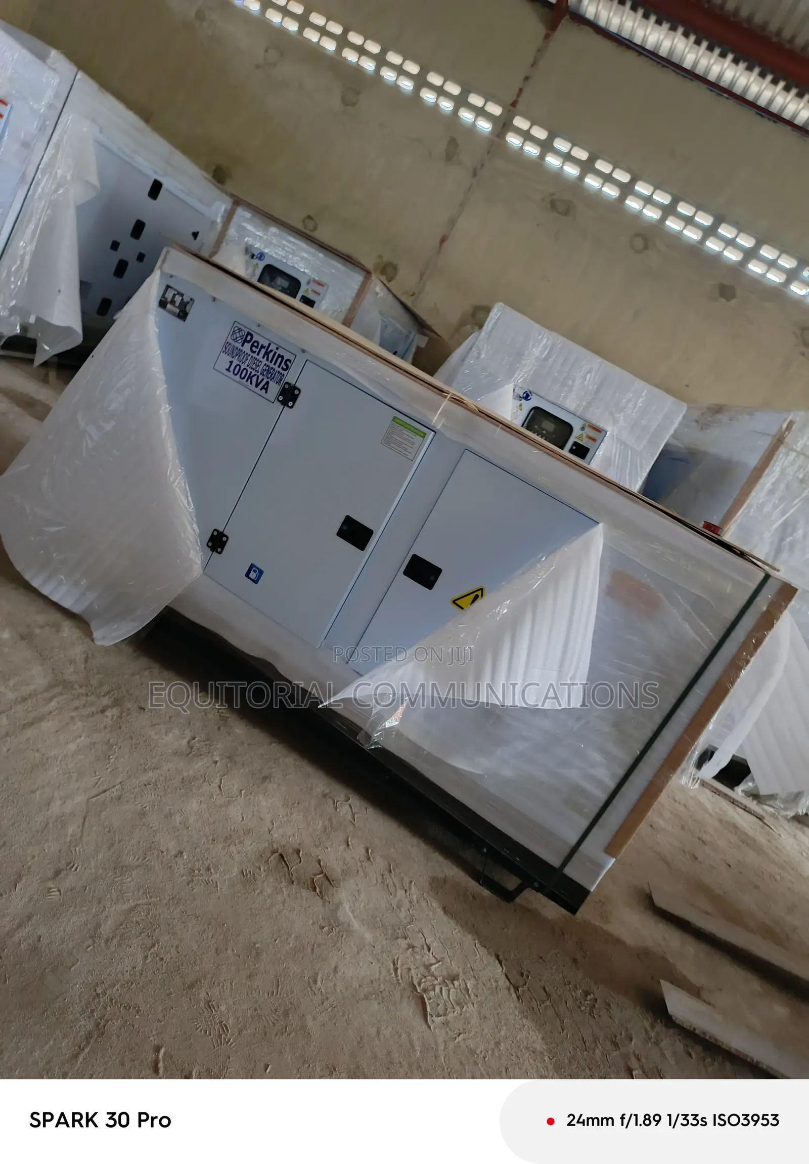Perkins 100kVA Soundproof Diesel Generator : Power You Can Trust