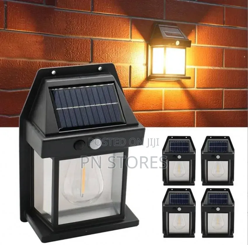 Single Wall Solar Rechargeable Sensor Light