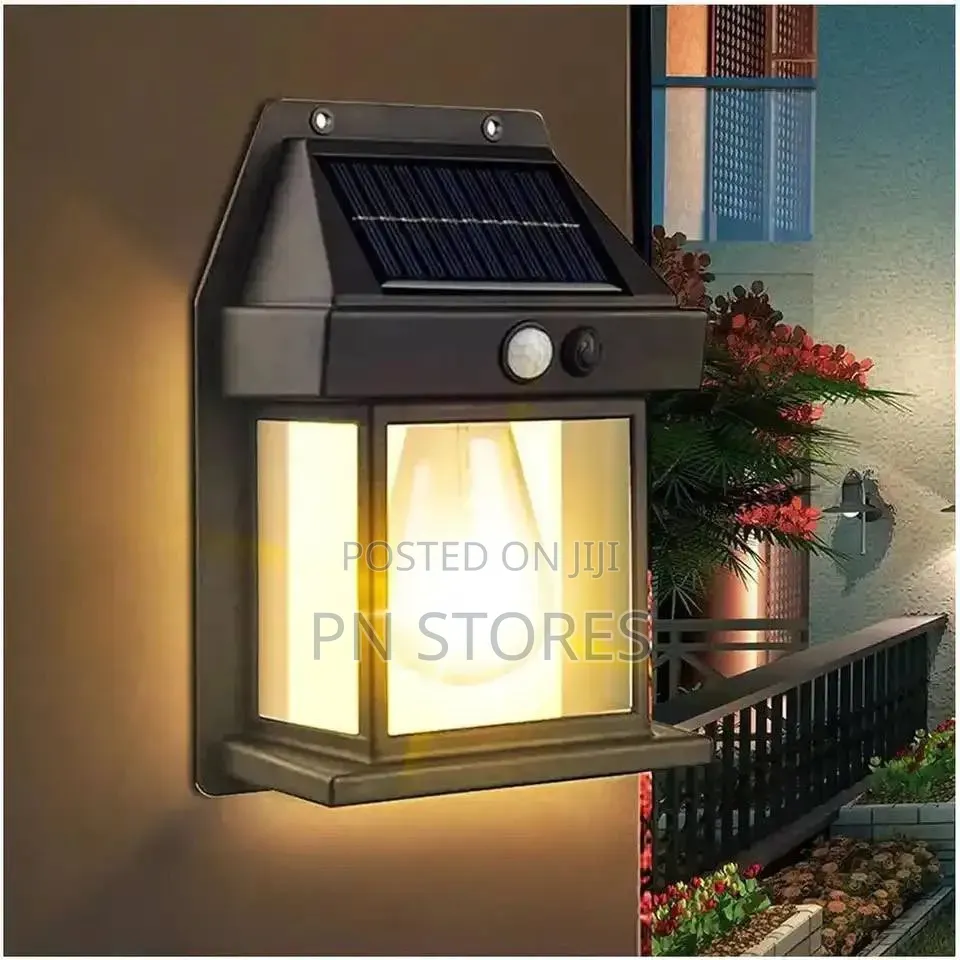 Single Wall Solar Rechargeable Sensor Light