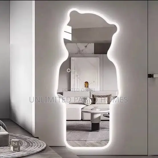 Teddy Bear Mirror With LED Lights