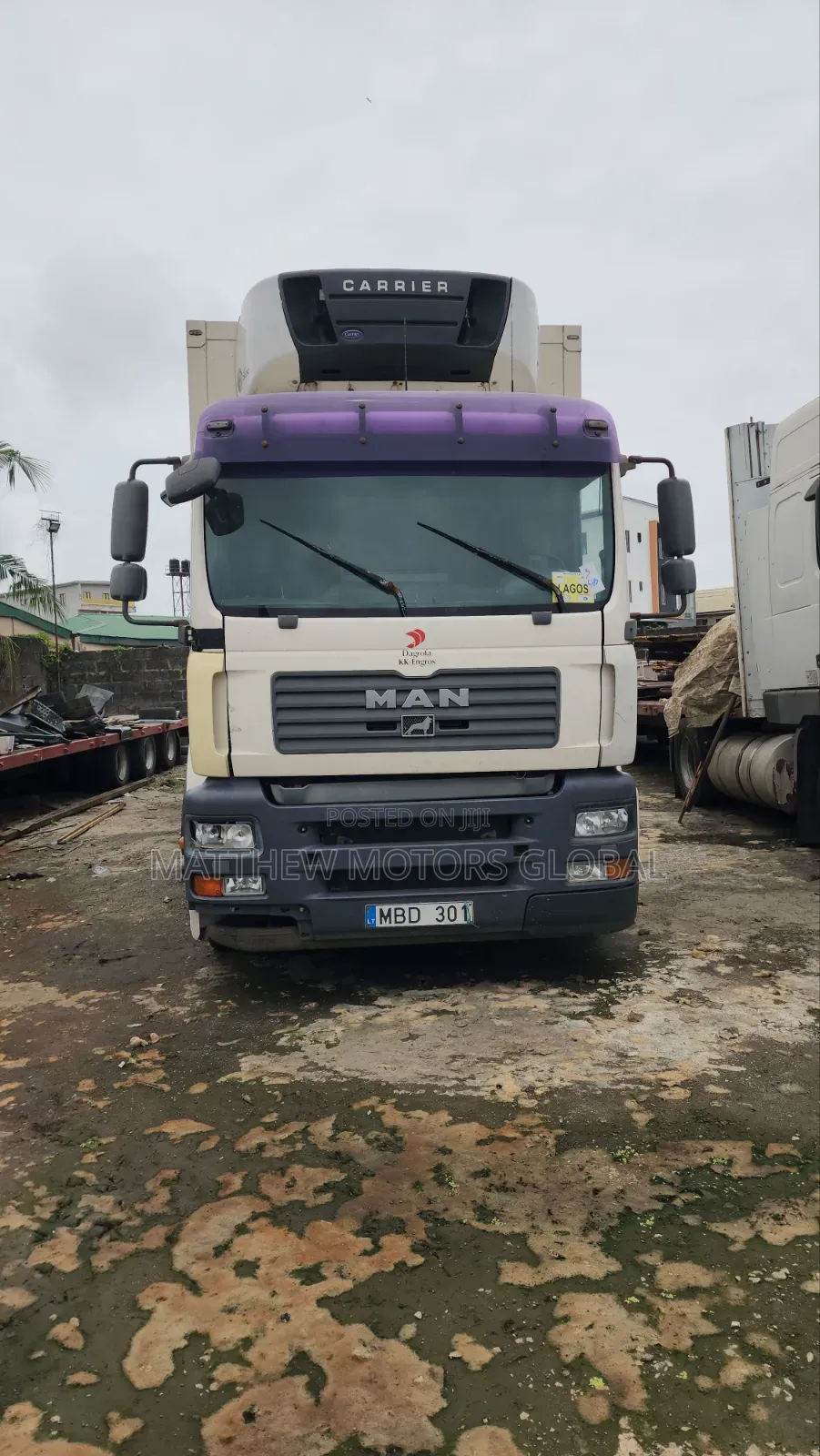 Super Clean Man Truck Cold Room Truck