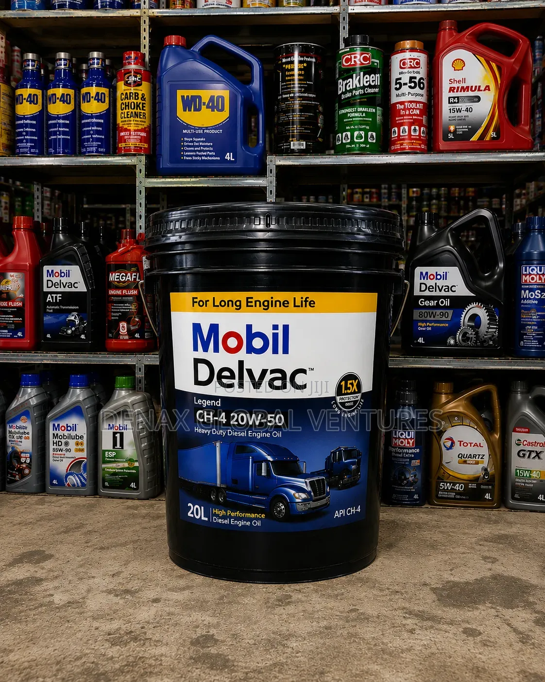 Mobil Delvac Legend CH-4 20w-50 Diesel Engine Oil